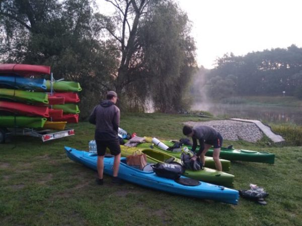 Mosinianie płyną z Puszczykowa do Bałtyku